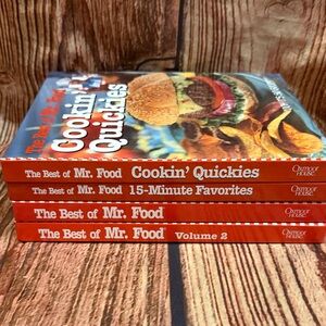 Set of 4 “Best of Mr. Food” Cookbooks – Great Condition – Oxmoor House